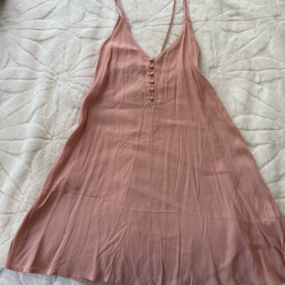 Kendal and Kylie light pink dress
